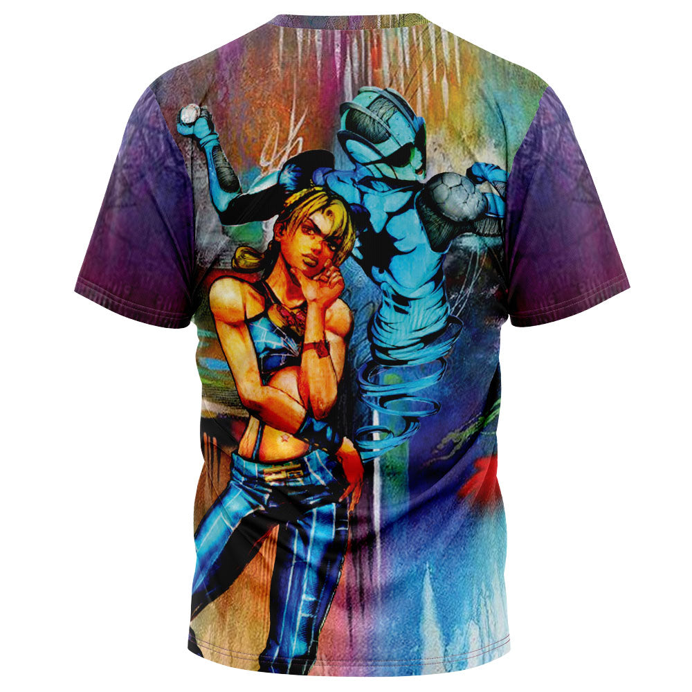 Trippy Jolyne Cujoh Stone Ocean Jojo's Bizarre Adventure T-Shirt