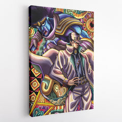 Trippy Jotaro Kujo JoJo's Bizarre Adventure Canvas Print Wall Art - Nysekai