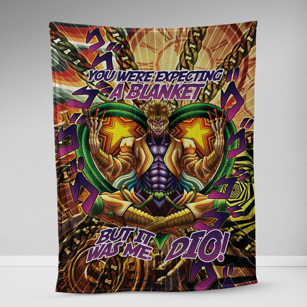 Trippy Medidating Dio It Was Me JoJo's Bizarre Adventure Blanket