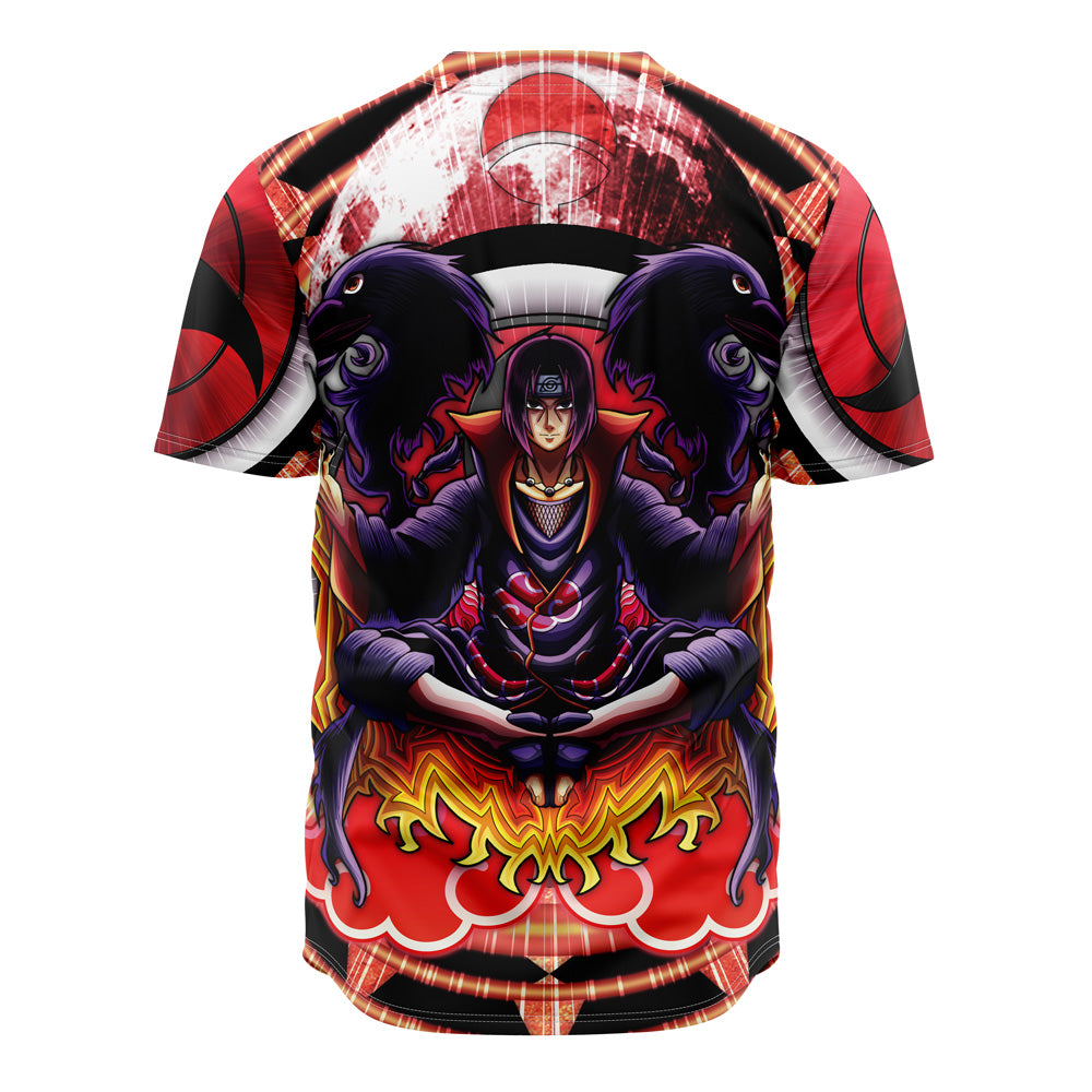 Trippy Meditating Itachi Akatsuki Naruto Baseball Jersey