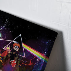 Trippy Naruto Akatsuki Astral Led Pain Canvas Print Wall Art - Nysekai