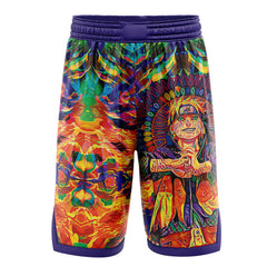 Trippy Naruto Basketball Shorts