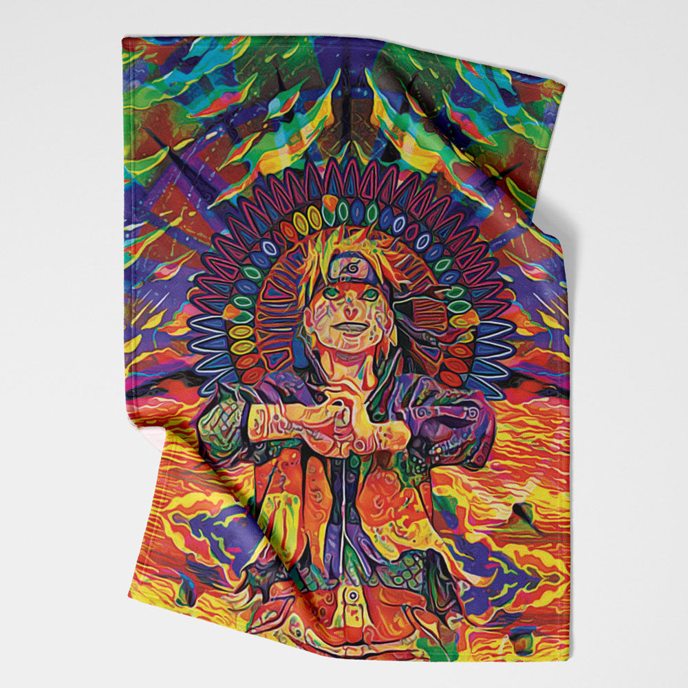 Trippy Naruto Blanket