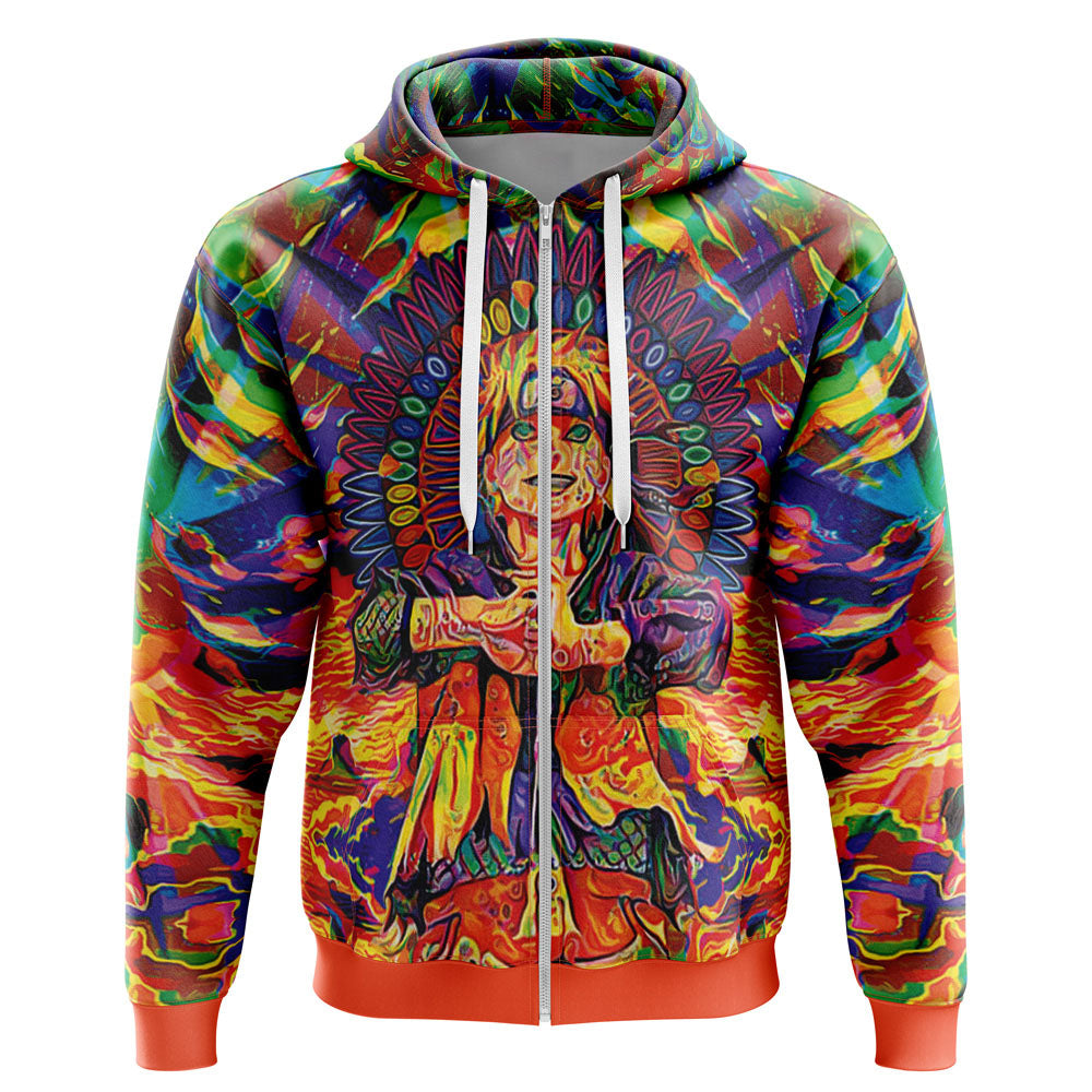 Trippy Naruto Zip Hoodie Jacket