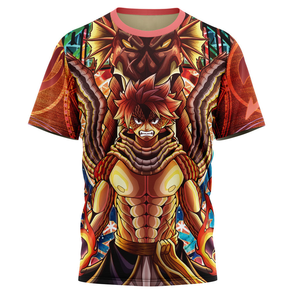 Trippy Natsu Dragneel x Igneel Fairy Tail T-Shirt