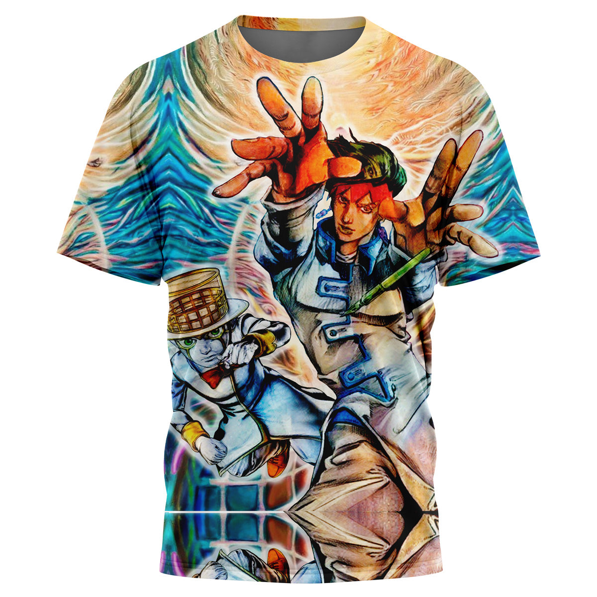 Trippy Rohan Kishibe Heaven's Door Jojo's Bizarre Adventure T-Shirt