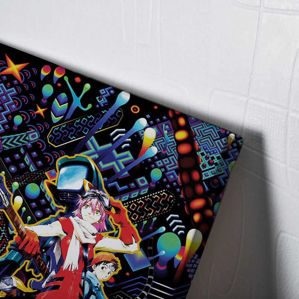 Trippy Vibing FLCL Canvas Print Wall Art - Nysekai