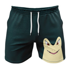 Typhlosion Face Pokemon Gym Shorts