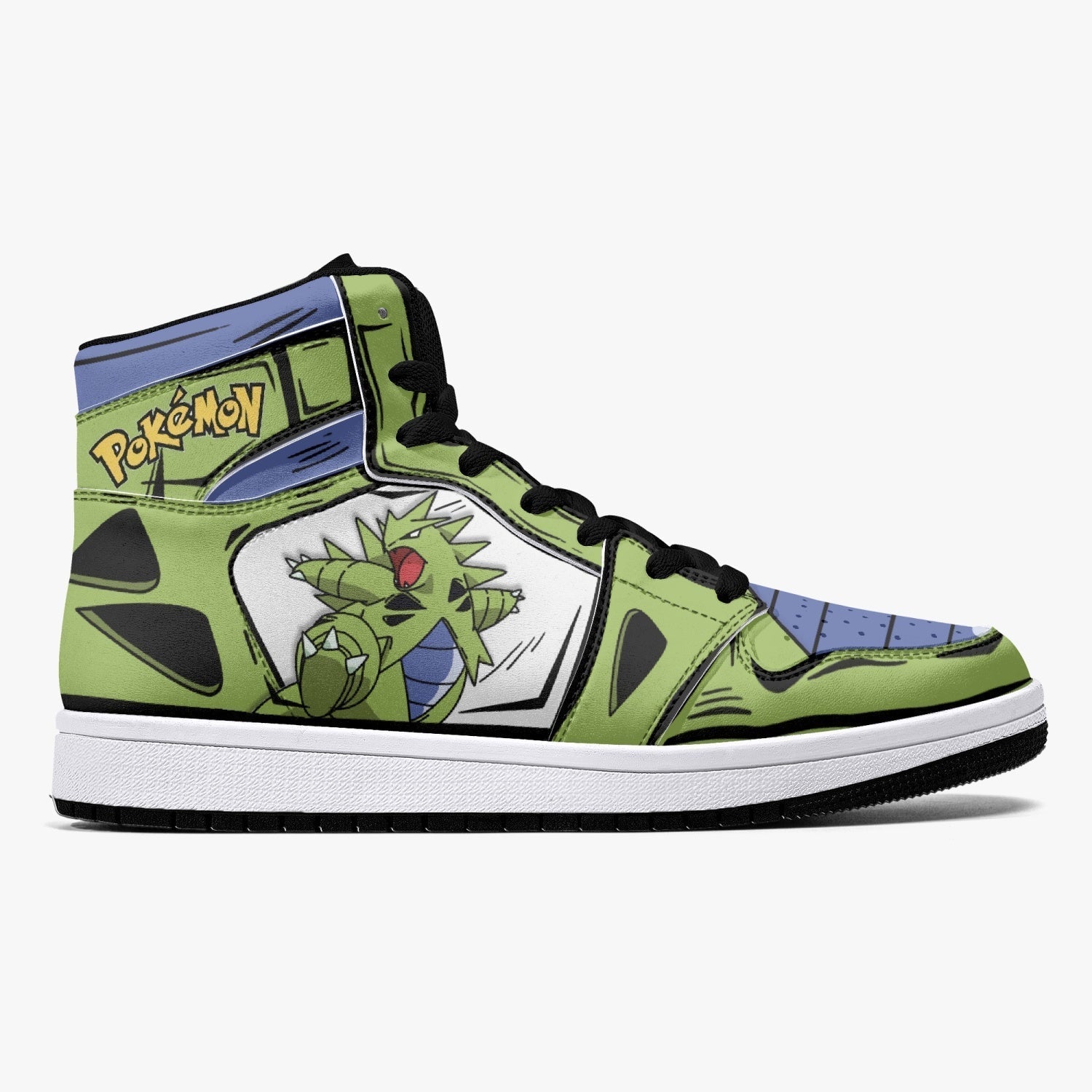 Tyranitar Pokemon Mid 1 Basketball Shoes