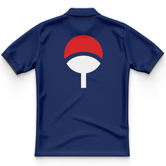 Uchiha Clan Symbol Naruto Polo Goft Shirt