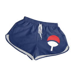 Uchiha Clan Symbol Naruto Women" Board Shorts