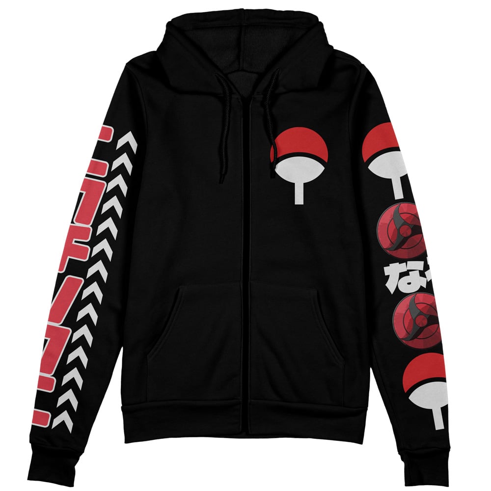 Uchiha Itachi V2 Naruto Streetwear Zip Hoodie Jacket