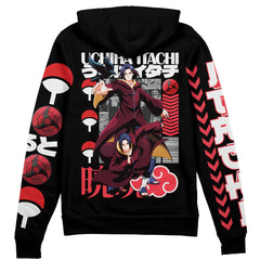 Uchiha Itachi V2 Naruto Streetwear Zip Hoodie Jacket