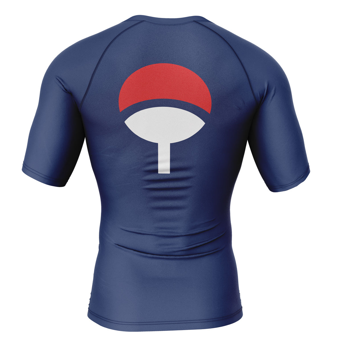 Uchiha Symbol Naruto V2 Short Sleeve Rash Guard Compression Shirt