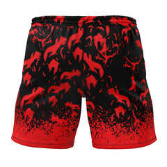 Uchiha Symbol v2 Naruto Gym Shorts