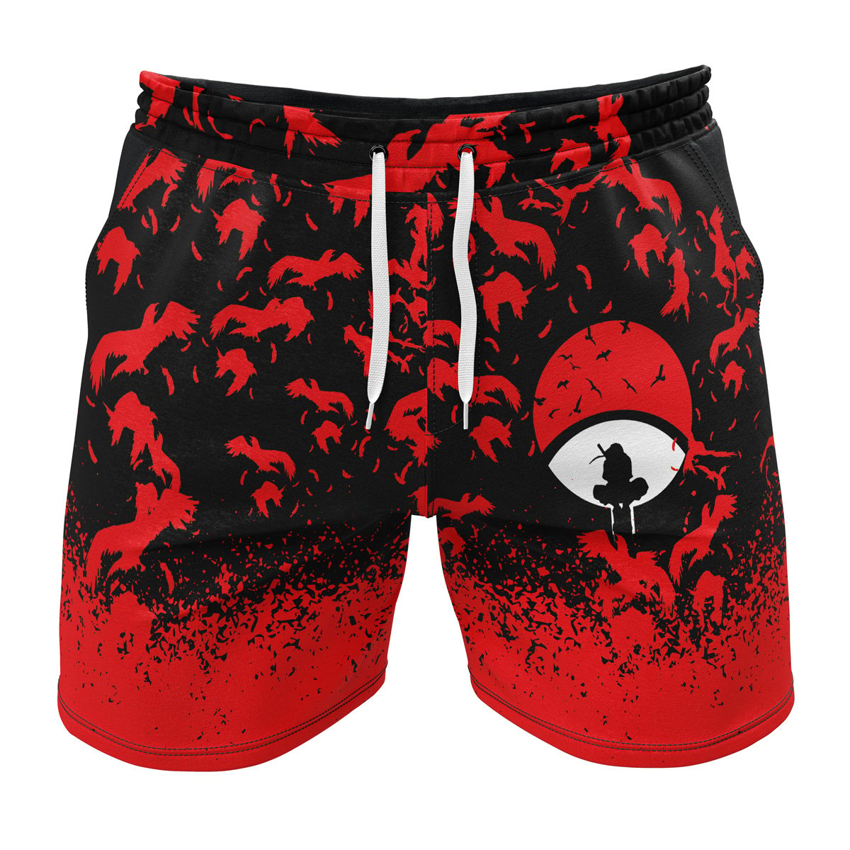 Uchiha Symbol v2 Naruto Gym Shorts