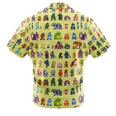 Ultimate Roster Super Smash Bros Button Up Hawaiian Shirt