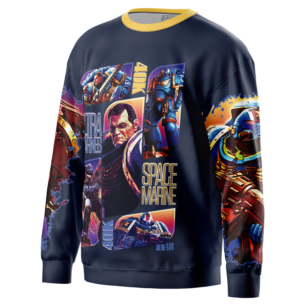 Ultramarines Space Marine 40k Streetwear Sweatshirt