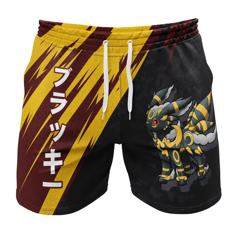 Umbreon Attack Pokemon Gym Shorts