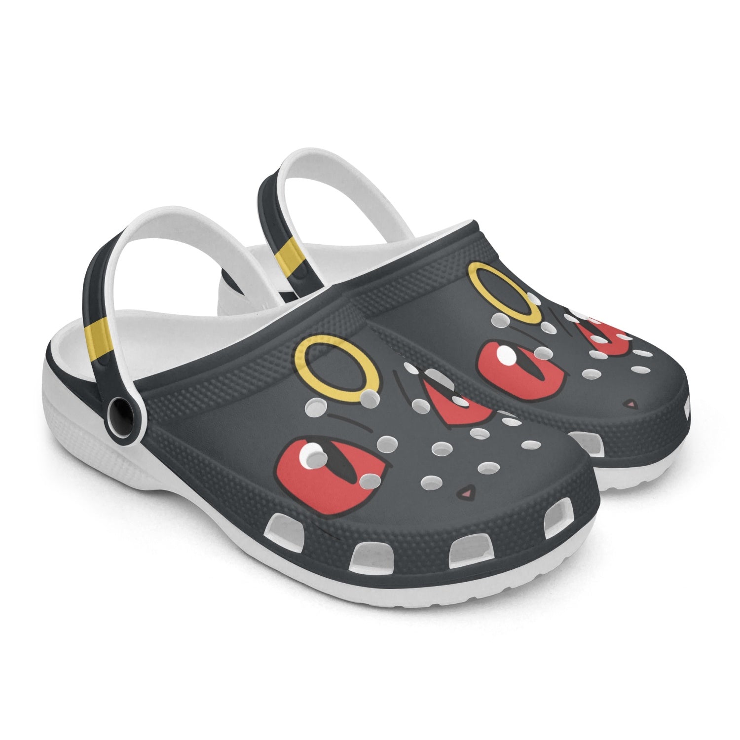 Umbreon Pokemon Custom Clogs for Kids