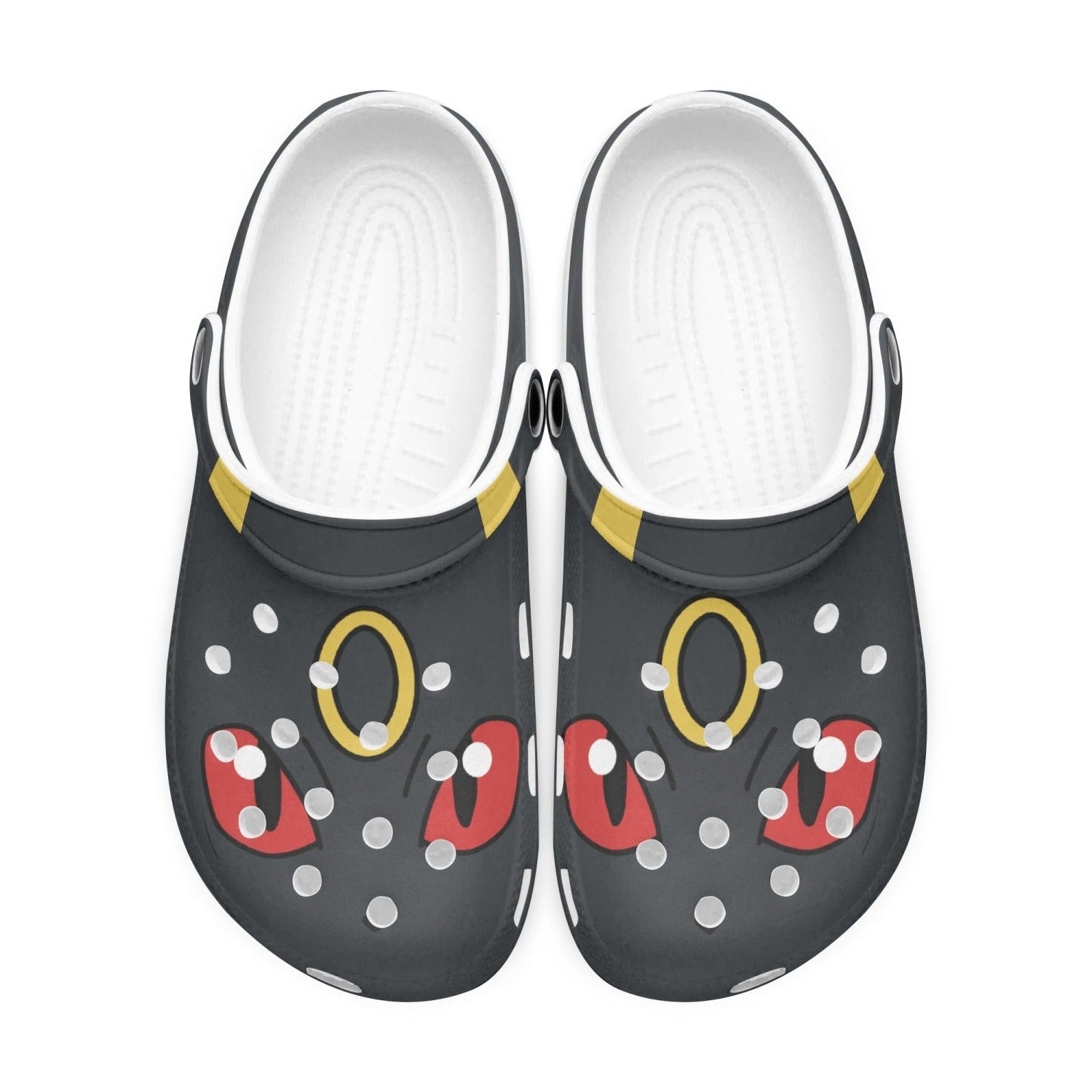 Umbreon Pokemon Custom Clogs for Kids