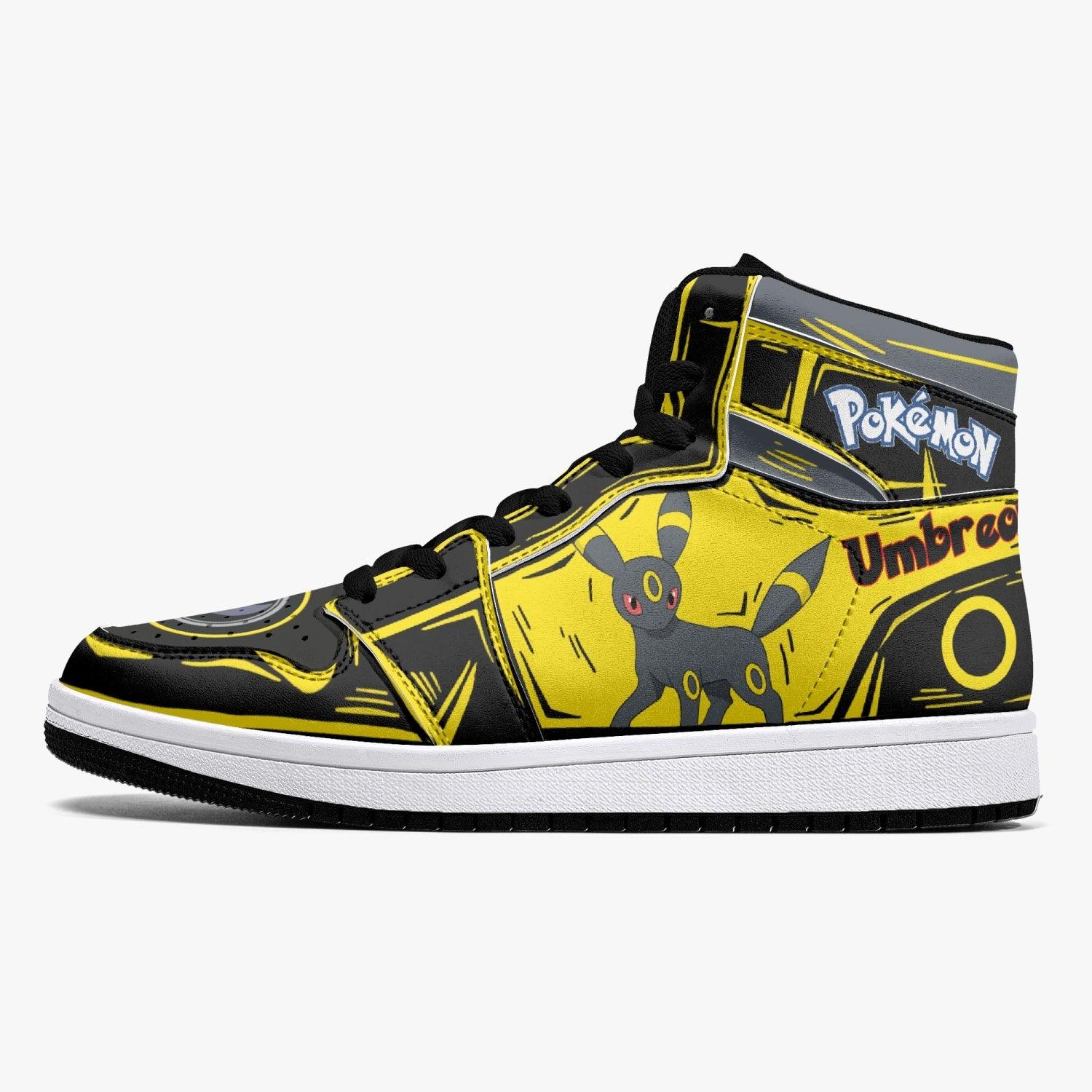 Umbreon Pokemon Mid 1 Basketball Shoes