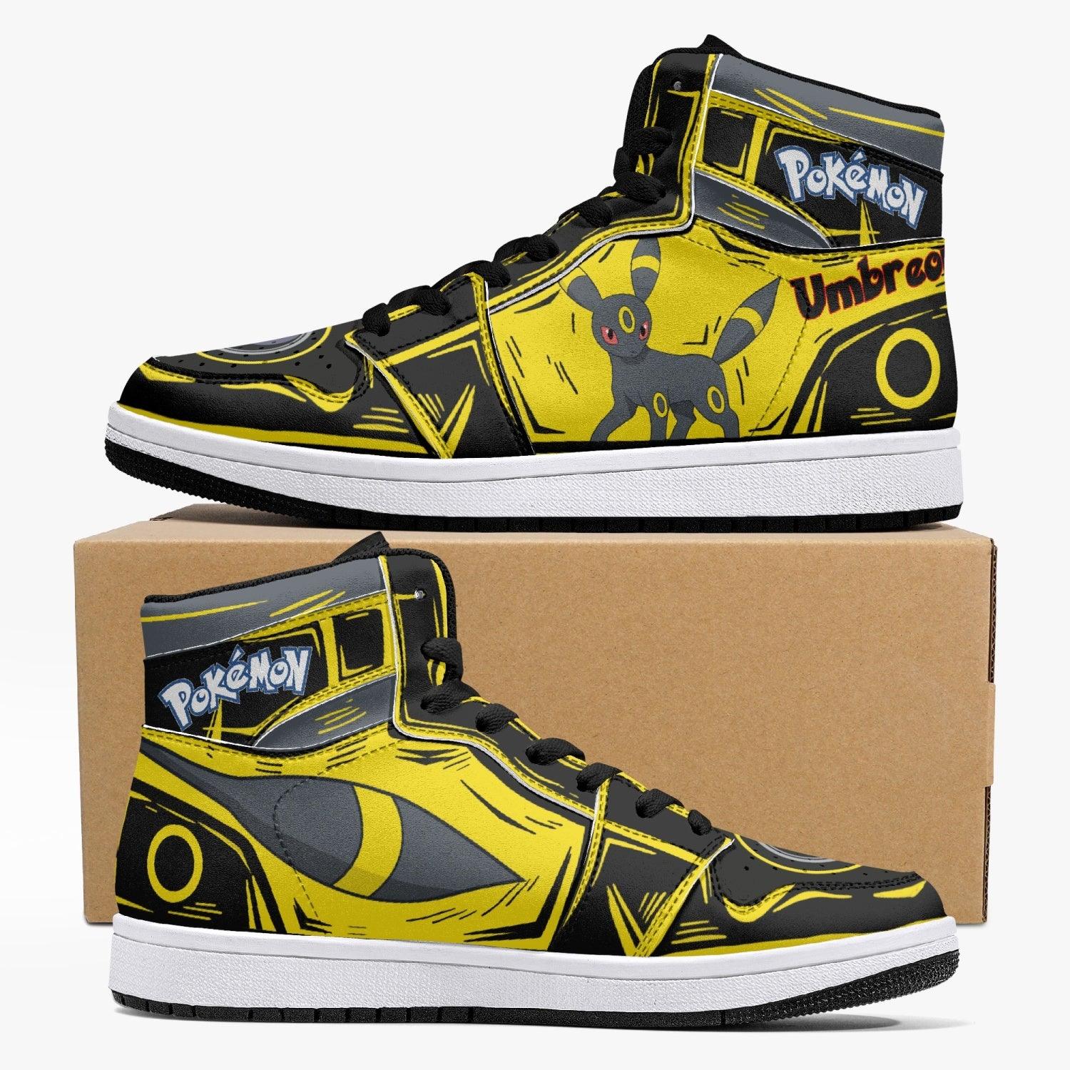 Umbreon Pokemon Mid 1 Basketball Shoes