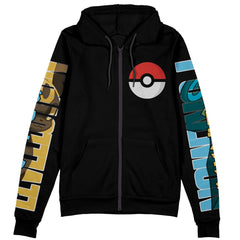 Umbreon Pokemon Streetwear Zip Hoodie Jacket