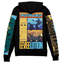 Umbreon Pokemon" Streetwear Zip Hoodie Jacket