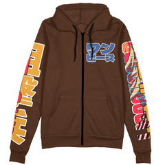 Usopp V2 One Piece Streetwear Zip Hoodie Jacket