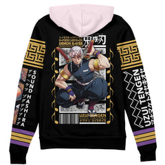 Uzui Tengen Demon Slayer" Streetwear Zip Hoodie Jacket