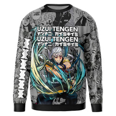 Tengen Uzui Manga Collage Demon Slayer" Streetwear Sweatshirt