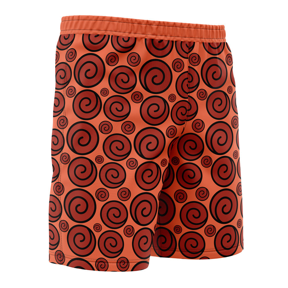 Uzumaki Clan Crest Naruto Shippuden Board Shorts Swim Trunks