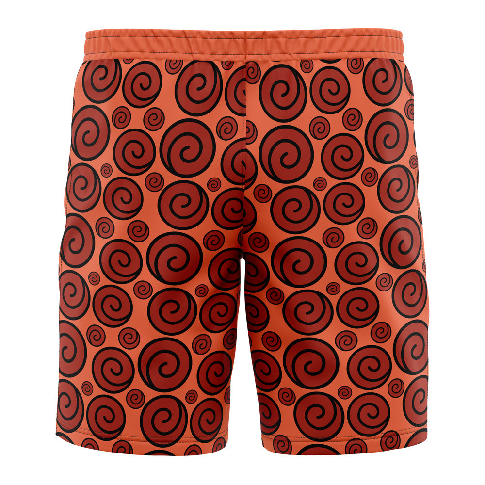 Uzumaki Clan Crest Naruto Shippuden Board Shorts Swim Trunks