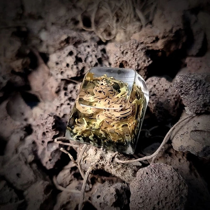 Nysekai "Yellow Fire Dragon" Naruto Resin Keycap
