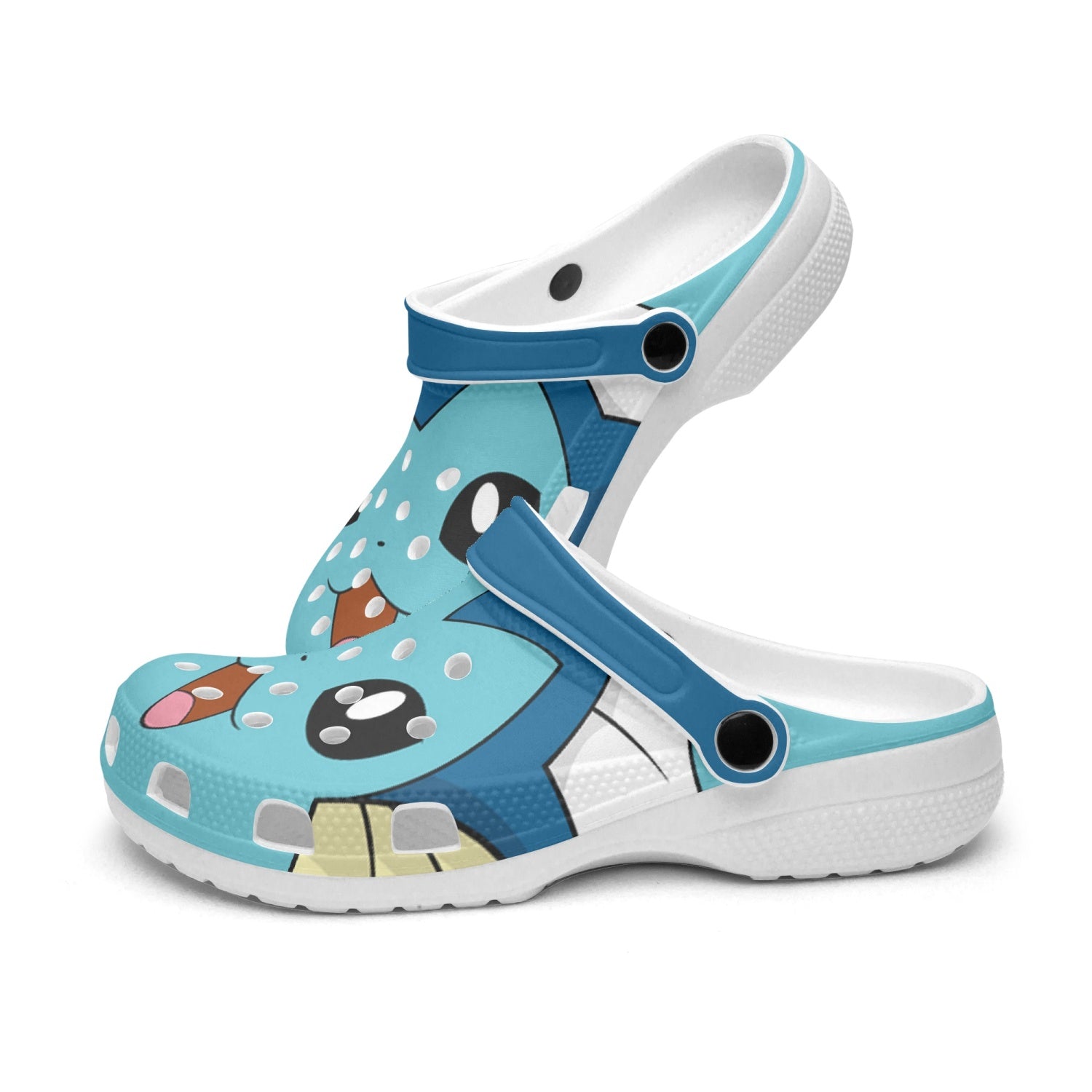 Vaporeon Pokemon Custom Clogs for Kids