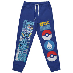 Vaporeon Pokemon Streetwear Sweatpants