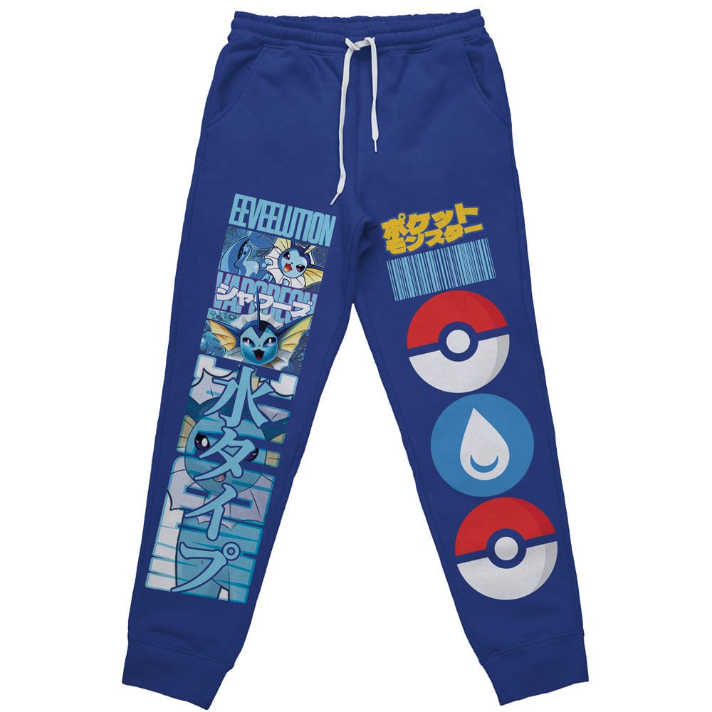 Vaporeon Pokemon" Streetwear Sweatpants