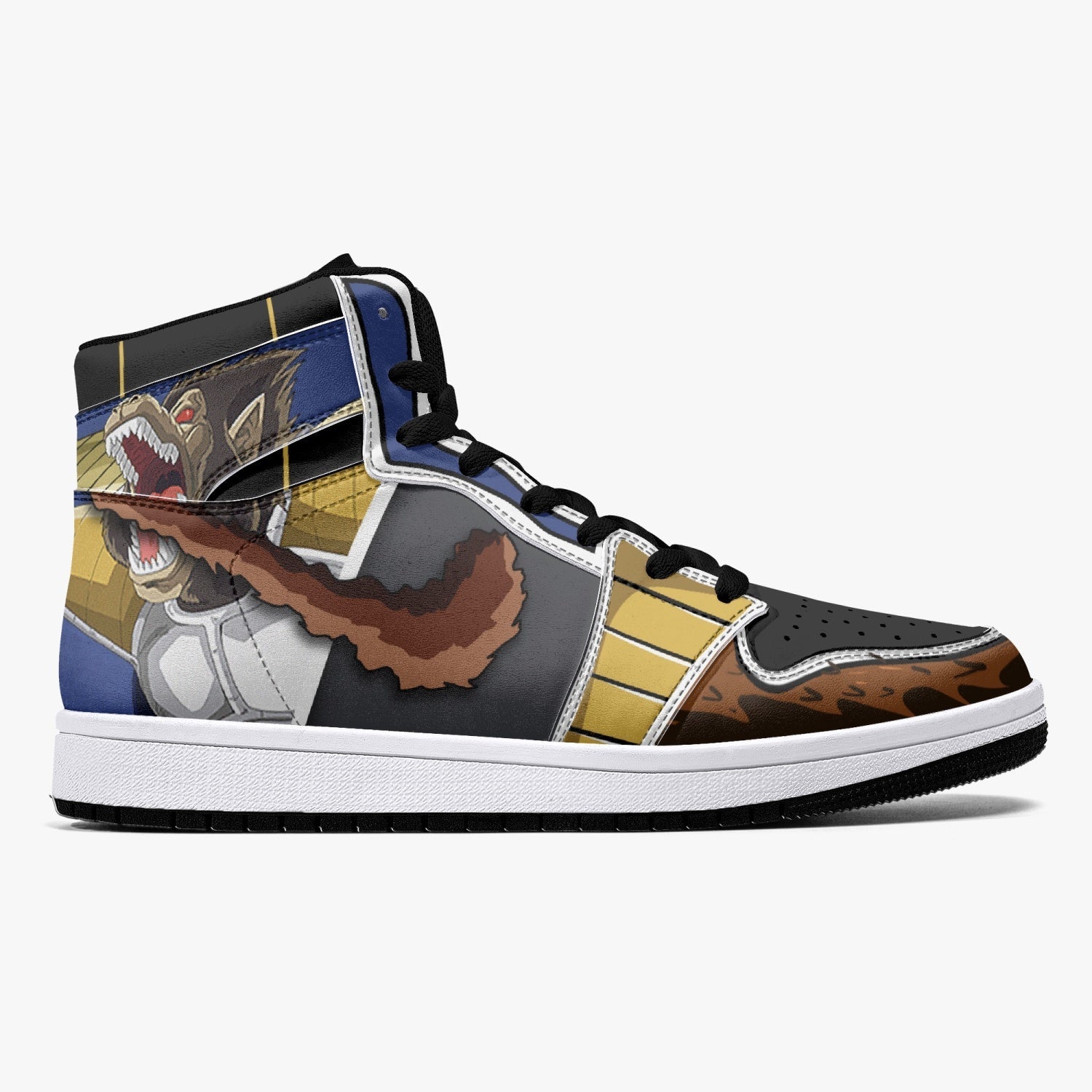 Vegeta and Great Ape Dragon Ball Z Mid 1 Basketball Shoes