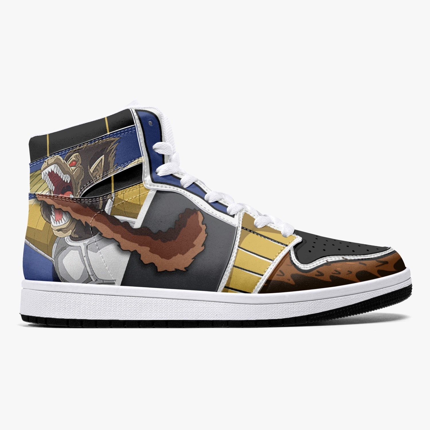 Vegeta and Great Ape Dragon Ball Z Mid 1 Basketball Shoes