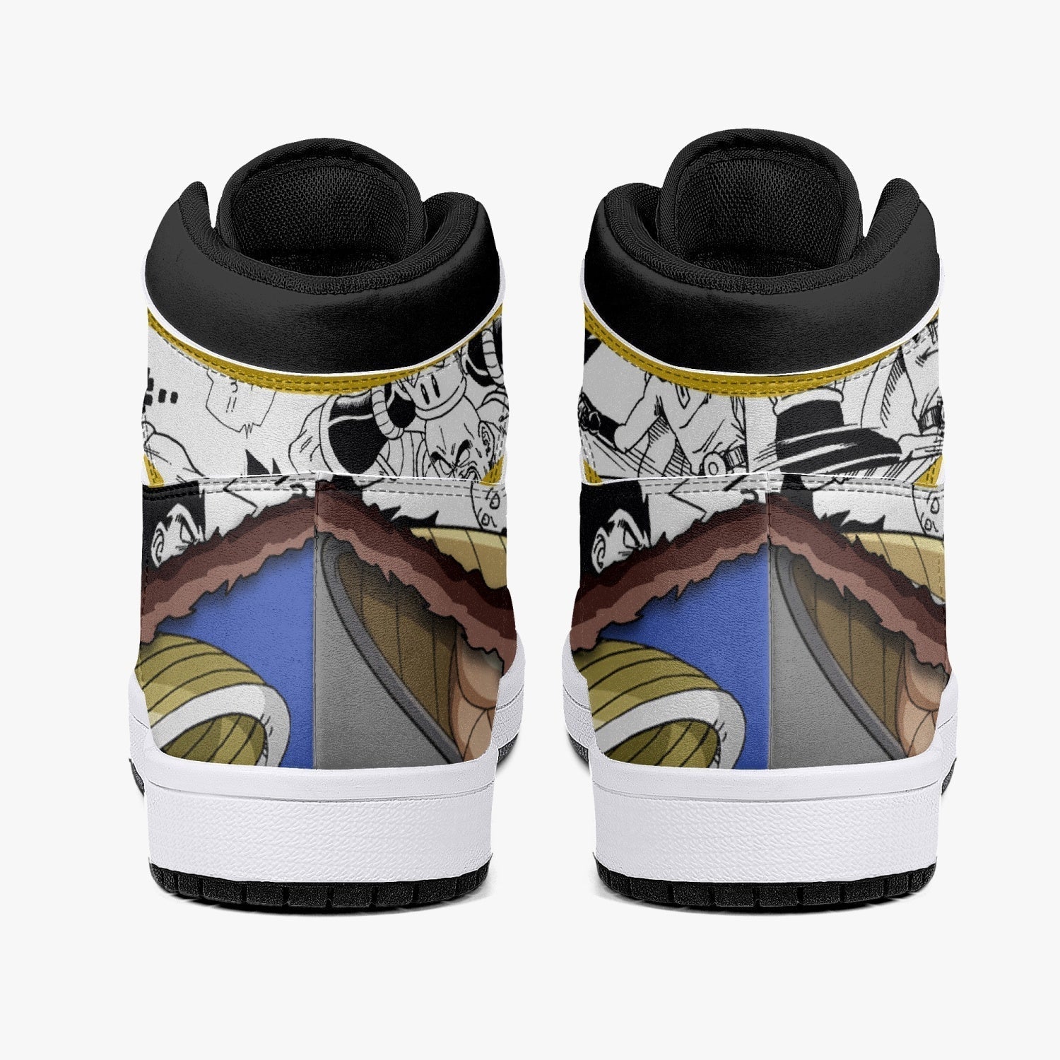 Vegeta and Nappa Dragon Ball Z Mid 1 Basketball Shoes