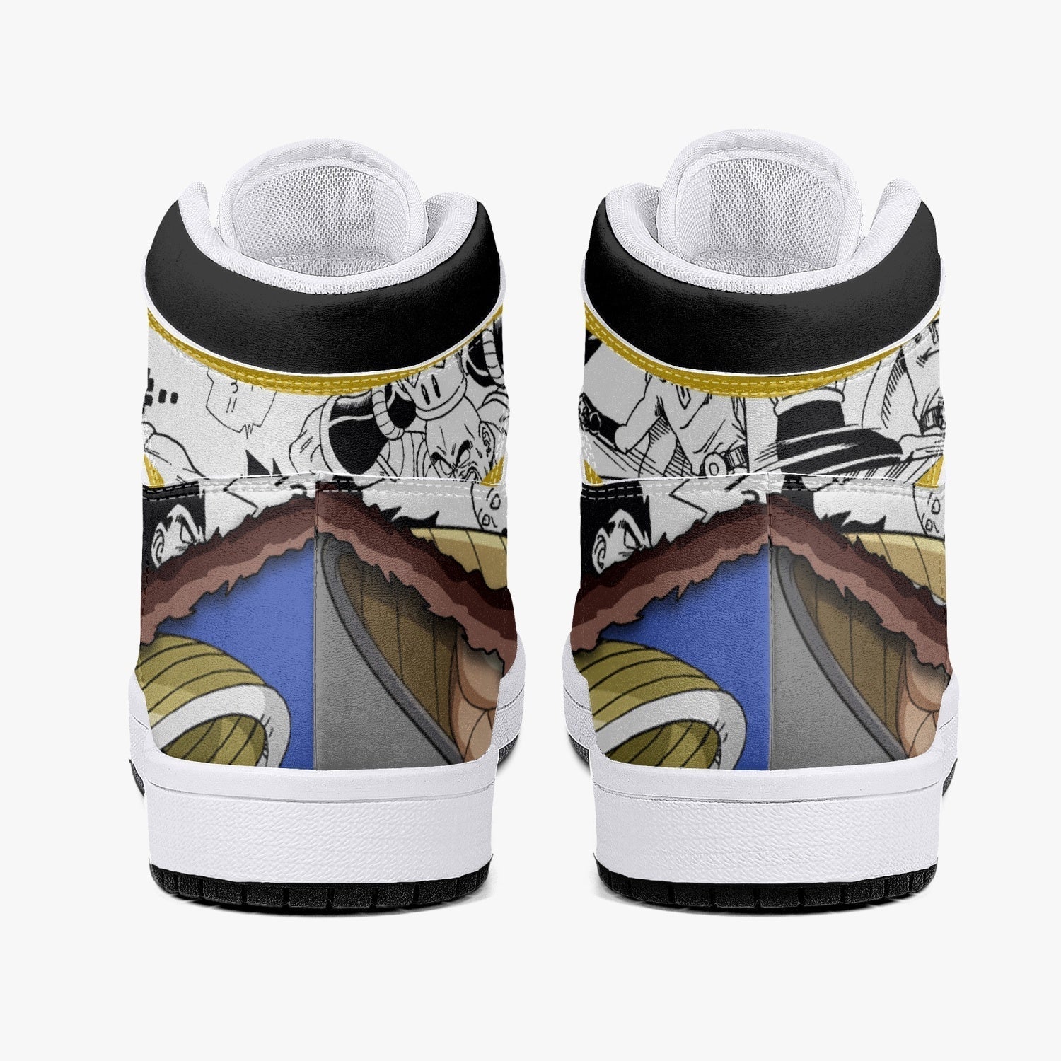 Vegeta and Nappa Dragon Ball Z Mid 1 Basketball Shoes