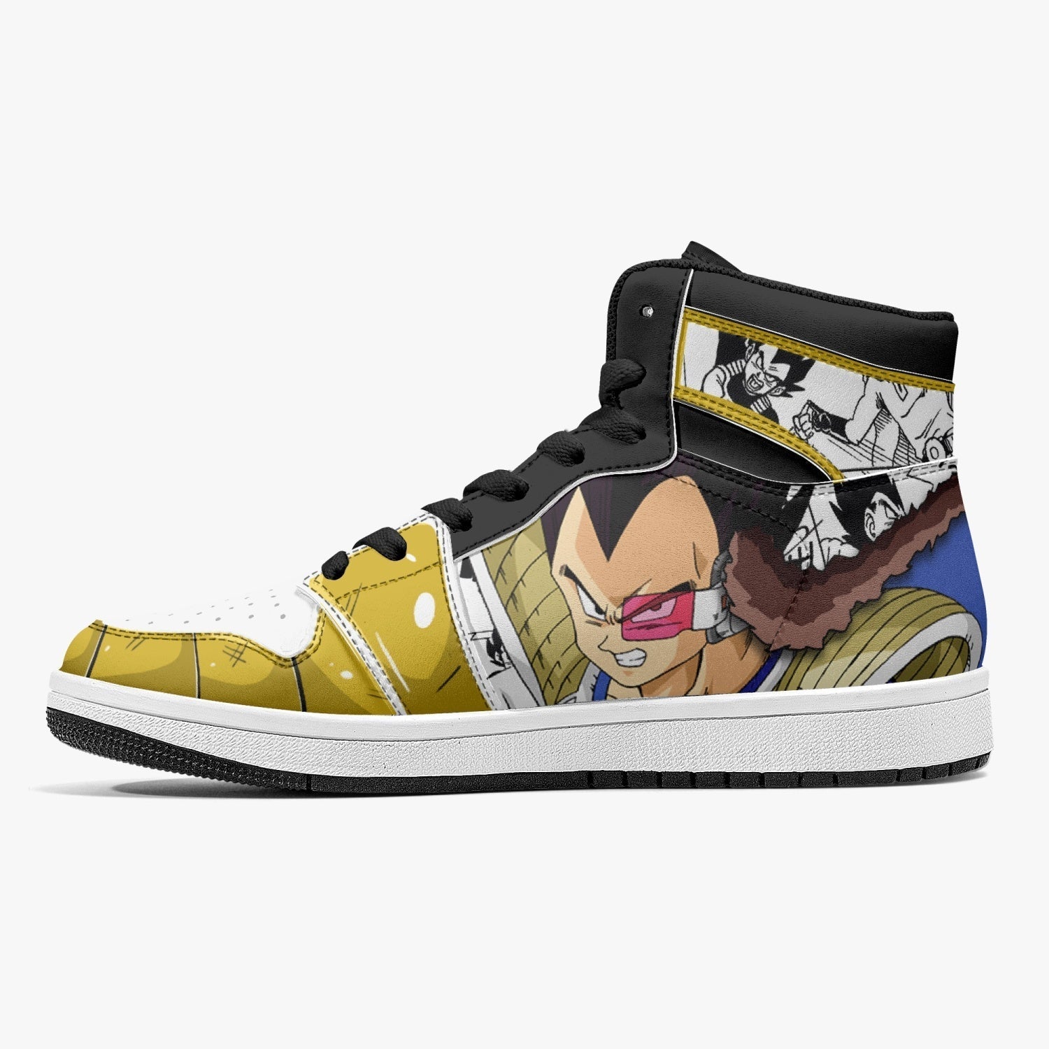 Vegeta and Nappa Dragon Ball Z Mid 1 Basketball Shoes