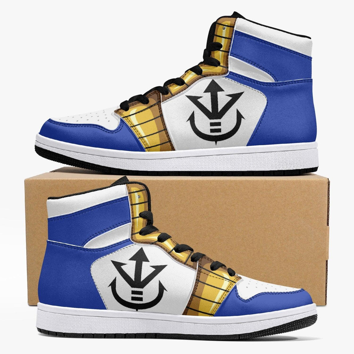 Vegeta Saiyan Pride Mid 1 Basketball Shoes