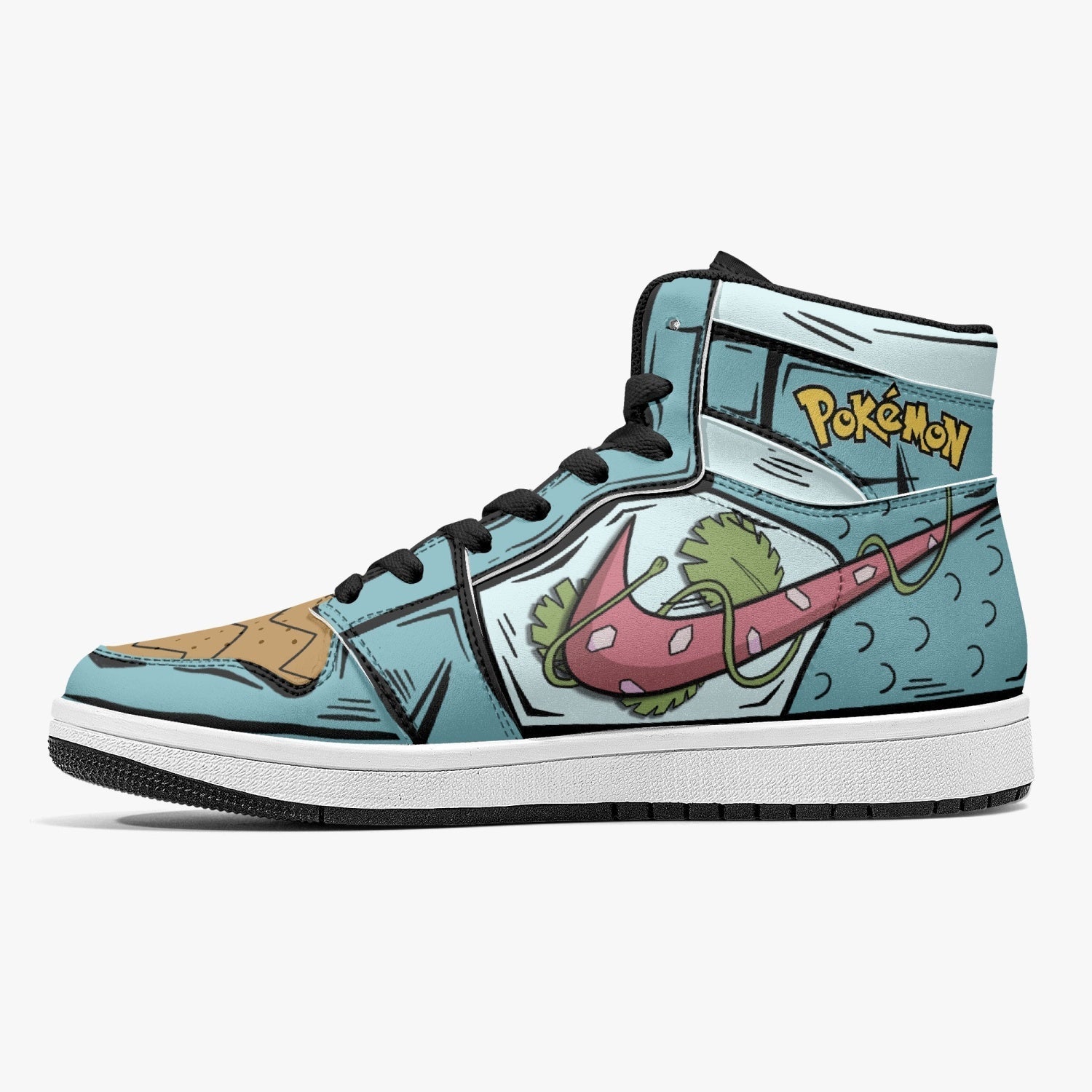 Venosaur Pokemon Mid 1 Basketball Shoes