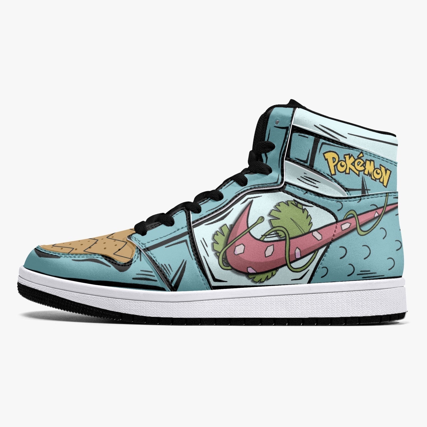 Venosaur Pokemon Mid 1 Basketball Shoes