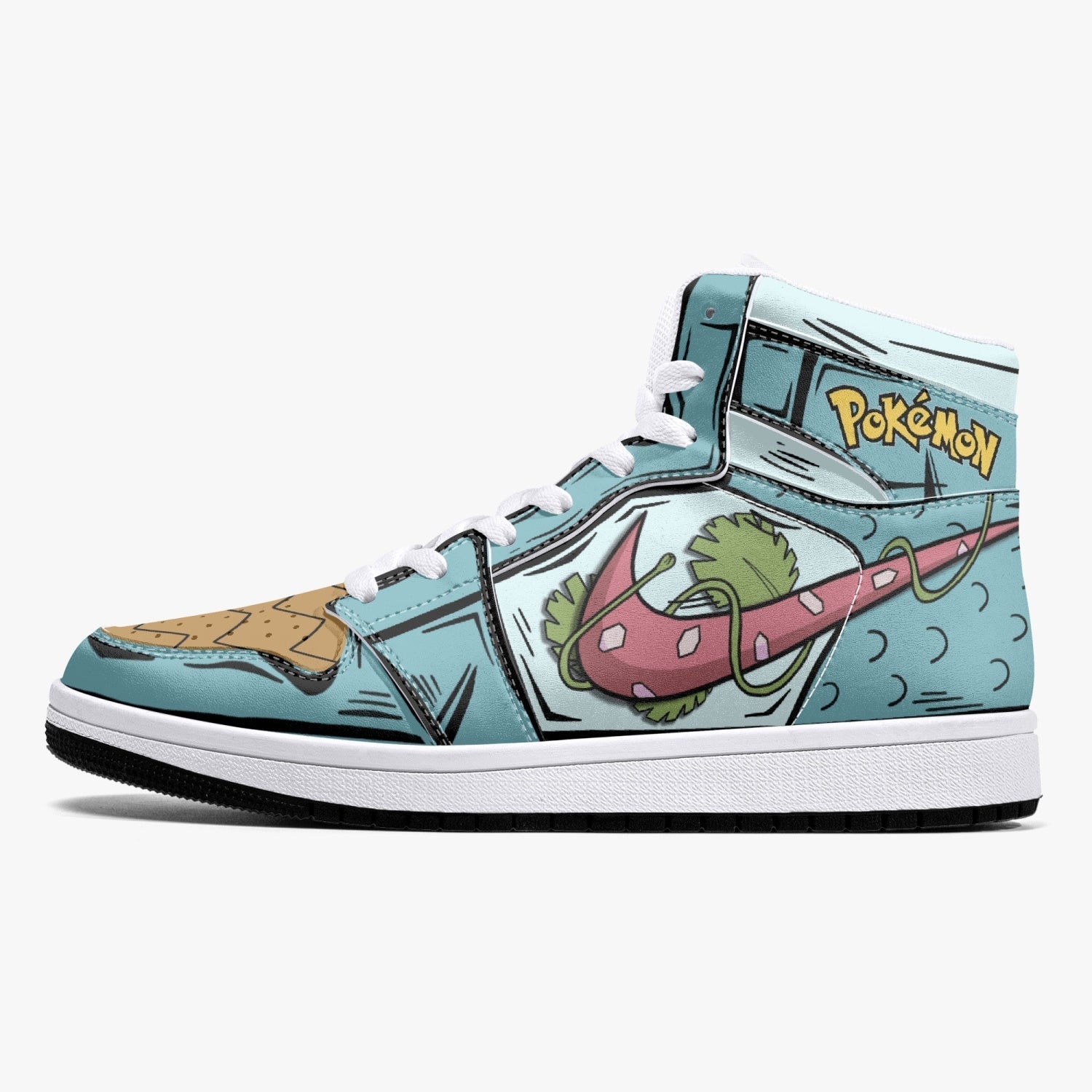 Venosaur Pokemon Mid 1 Basketball Shoes