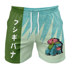 Venusaur Classic Pokemon Gym Shorts