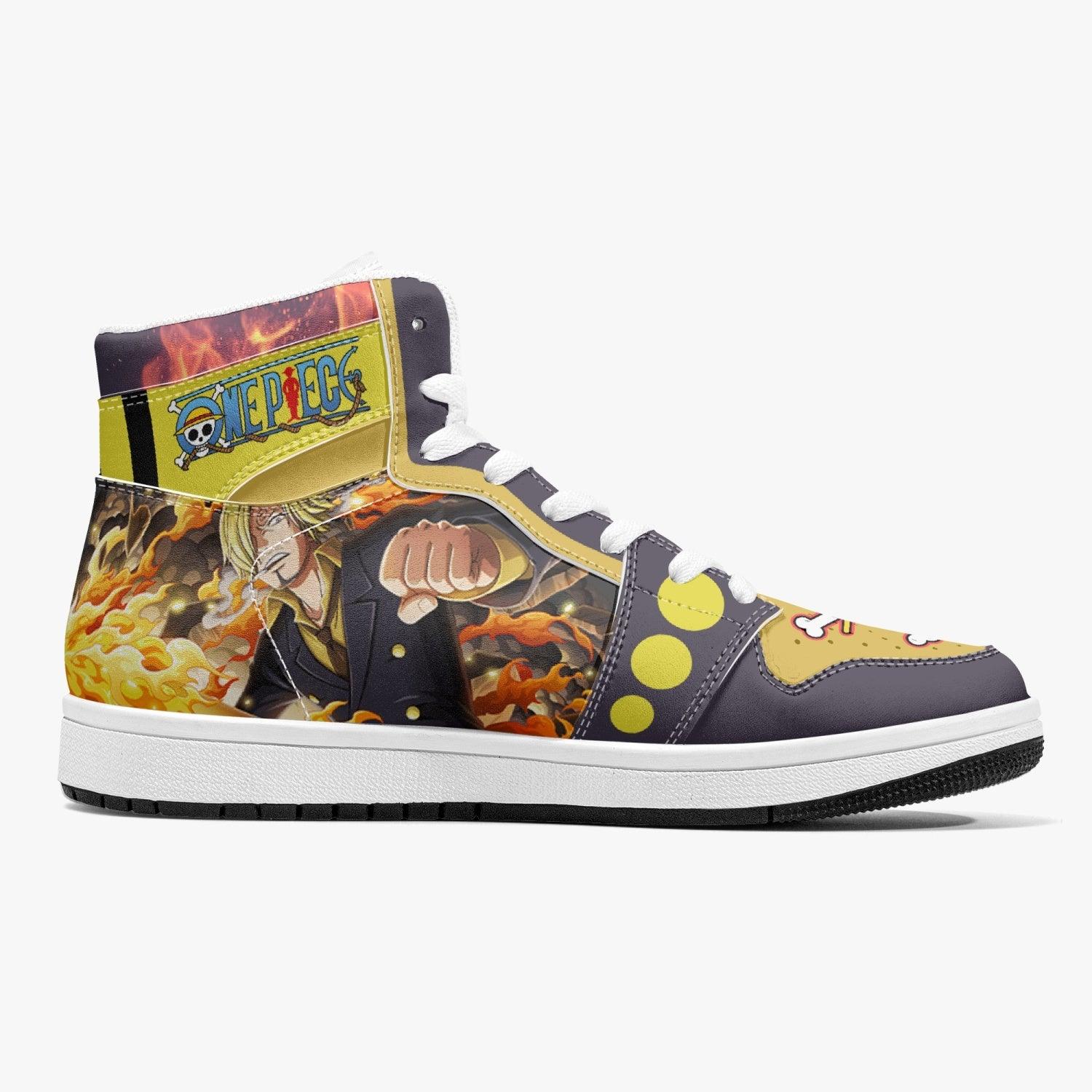 Vinsmoke Sanji Timeskip One Piece Mid 1 Basketball Shoes