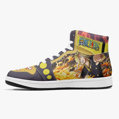 Vinsmoke Sanji Timeskip One Piece Mid 1 Basketball Shoes